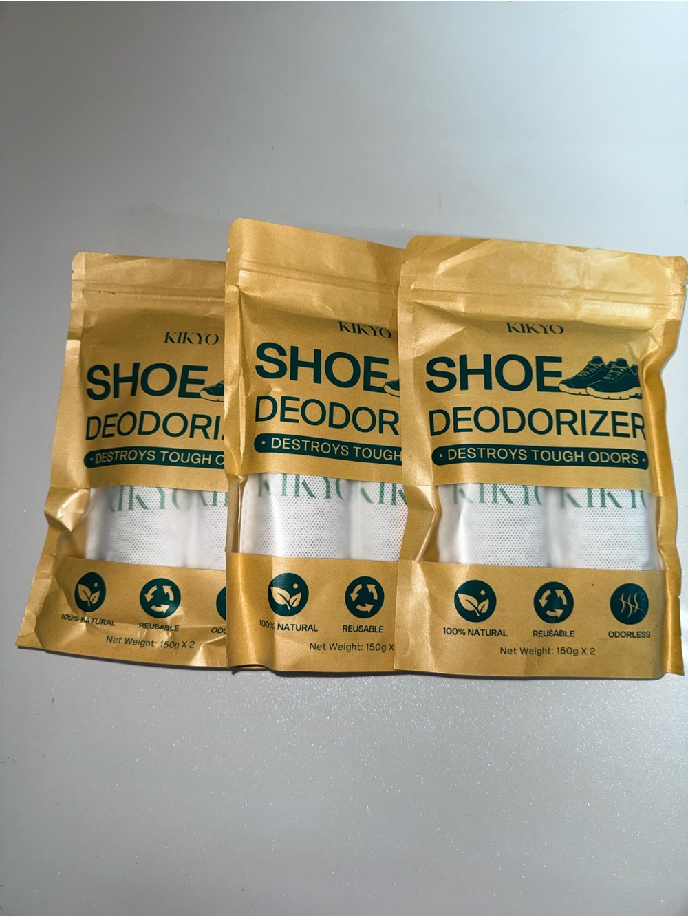 Kikyo Shoe Deodorizer - Odor Eliminator Freshener for Sneakers, Gym Bags…